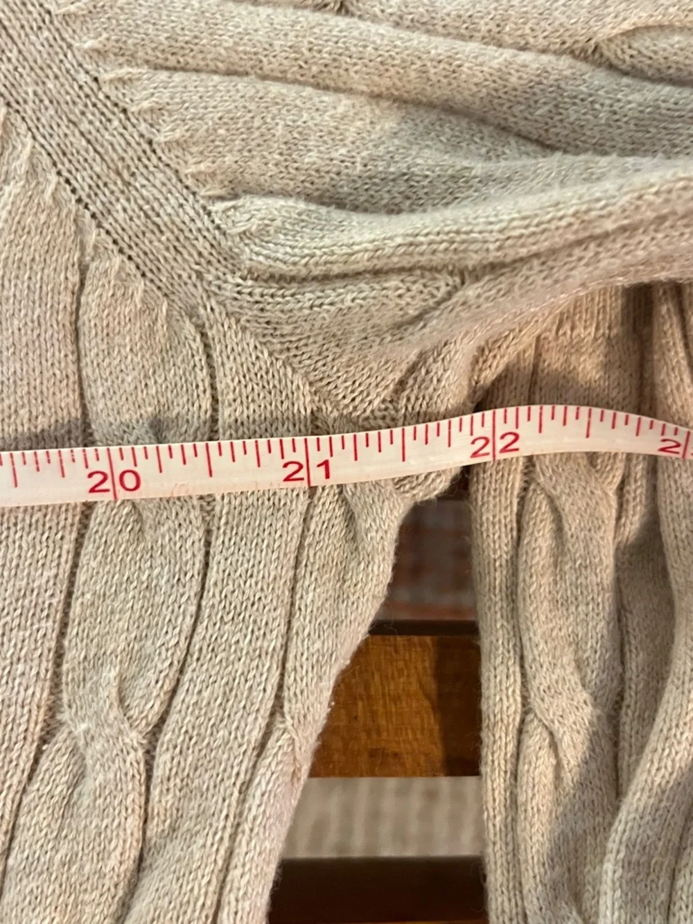J. Crew Cream Cotton Cable Knit Cardigan
